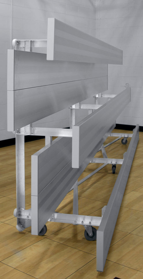 Gared 2-Row Tip N’ Roll Spectator Bleacher