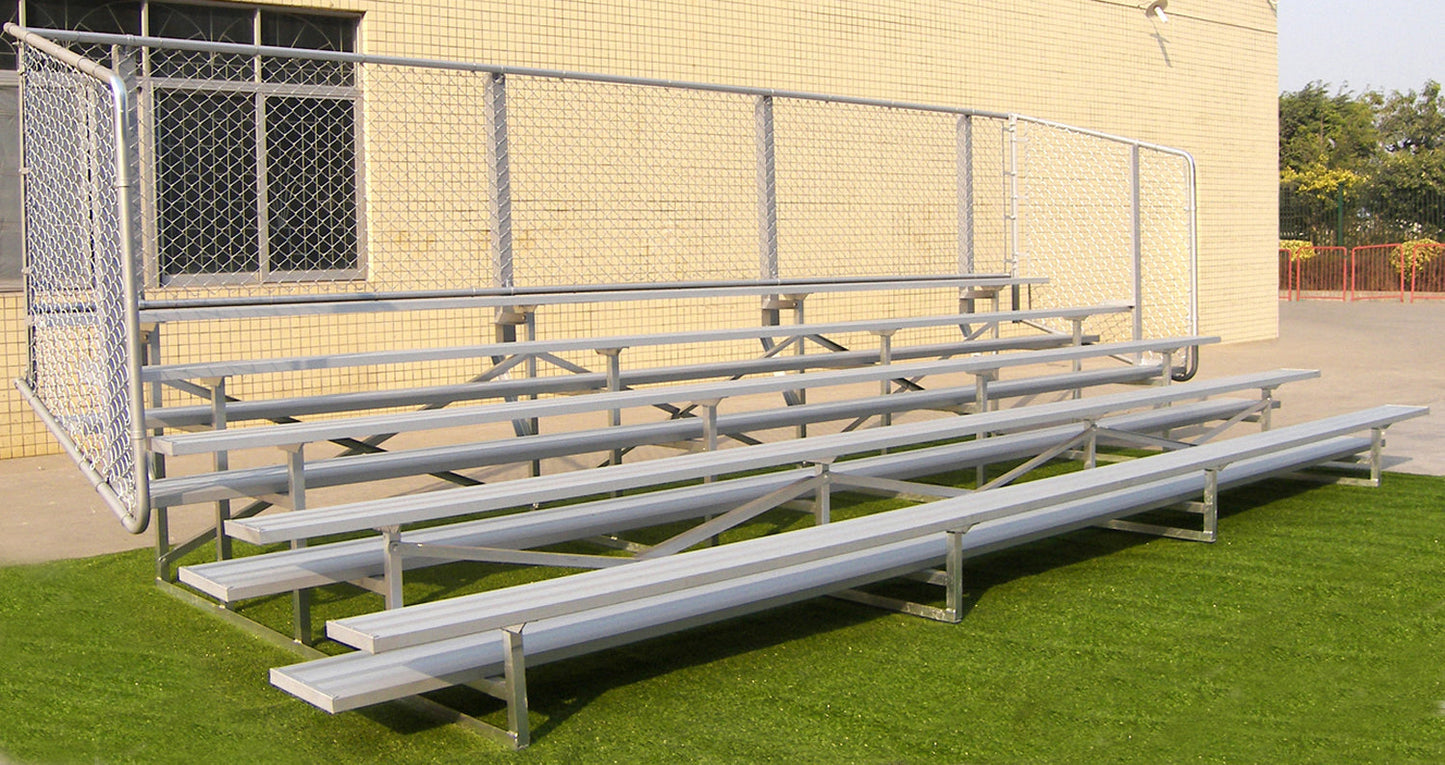 Gared 5 Row Fixed Spectator Bleacher without Aisle