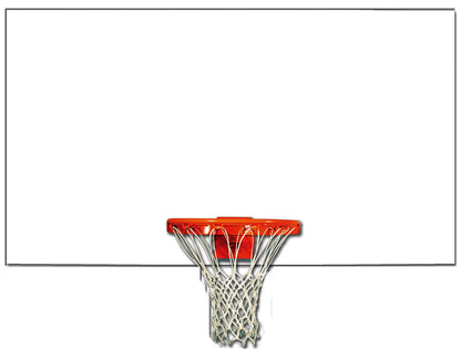 Gared Playground Full Sized Unmarked Steel Basketball Backboard