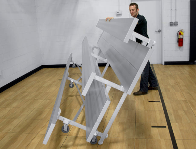 Gared 2-Row Tip N’ Roll Spectator Bleacher