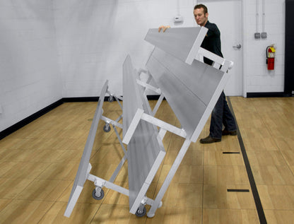 Gared 2-Row Tip N’ Roll Spectator Bleacher