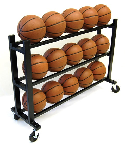 Trigon Sports Basketball ProCage 2-Tier 15-Ball Cart
