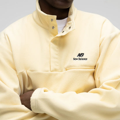 New Balance Men's Made in USA Snap Fleece Top