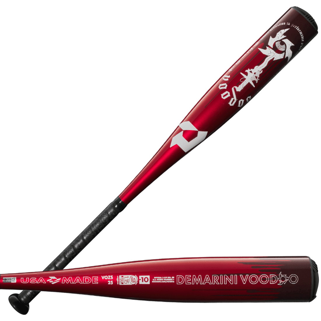 2025 Demarini Voodoo One Piece 2 3/4" USSSA Baseball Bat: -10, -8, -5