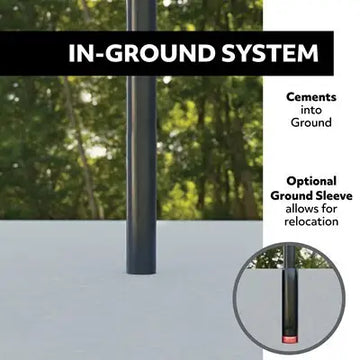 Lifetime Adjustable Round In-Ground Basketball Hoop (54-Inch Polycarbonate)