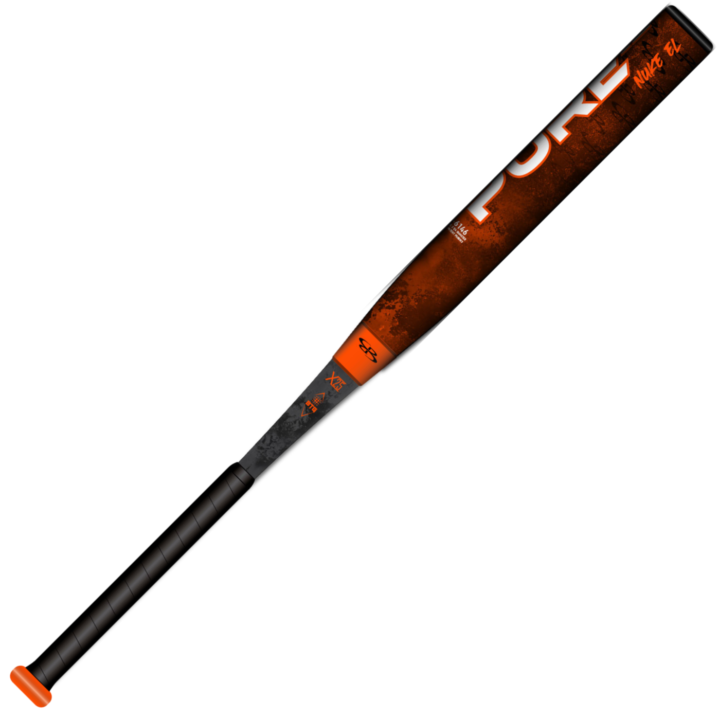 2026 BoombahPure Pure13 Orange Nuke 13" Endloaded NSA USSSA Slowpitch Softball Bat: M3B0-6146 O