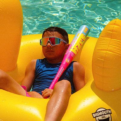 2025 Easton Hype Fire Pool Party (-5) 2 3/4" USSSA Baseball Bat: EUT6HPP5