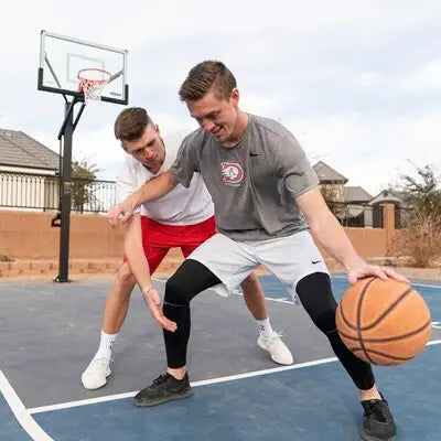 Lifetime Mammoth Bolt Down Basketball Hoop (54-Inch Tempered Glass)