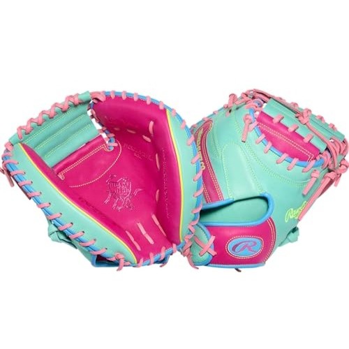 Rawlings Heart of the Hide Colorsync Berry Mint 13" Baseball Catchers Mitt