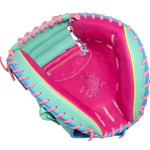 Rawlings Heart of the Hide Colorsync Berry Mint 13" Baseball Catchers Mitt