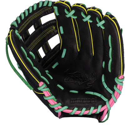 Marucci Oxbow 45A3 12” Infield Baseball Glove – MFG4OX45A3-BK/RO