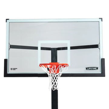 Lifetime Mammoth Bolt Down Basketball Hoop (72-Inch Tempered Glass)