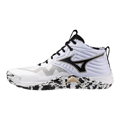 Mizuno Adult Wave Momentum 4 Elite Mid Volleyball Shoes