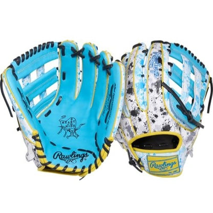 Rawlings Heart of the Hide Colorsync Blue Splatter 12.25" Baseball Glove