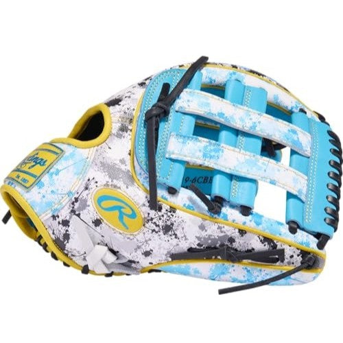 Rawlings Heart of the Hide Colorsync Blue Splatter 12.25" Baseball Glove