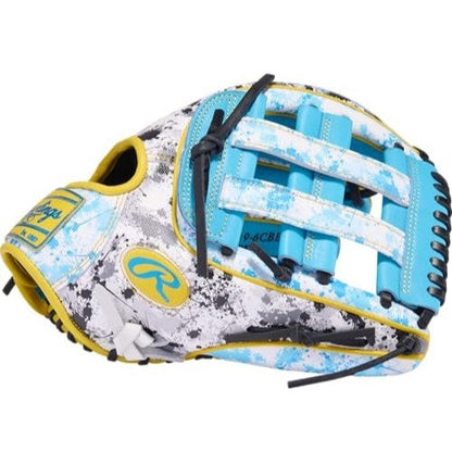 Rawlings Heart of the Hide Colorsync Blue Splatter 12.25" Baseball Glove