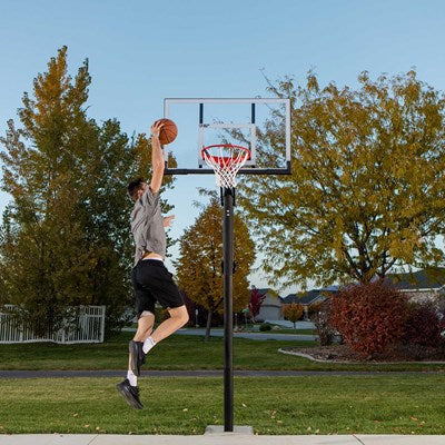 Lifetime Adjustable Square In-Ground Basketball Hoop (54-Inch Polycarbonate)