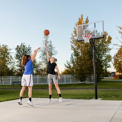 Lifetime Adjustable Square In-Ground Basketball Hoop (54-Inch Polycarbonate)