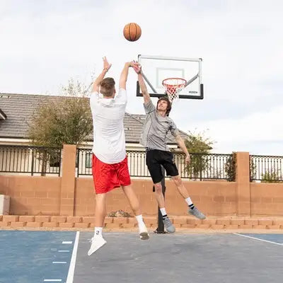 Lifetime Mammoth Bolt Down Basketball Hoop (54-Inch Tempered Glass)