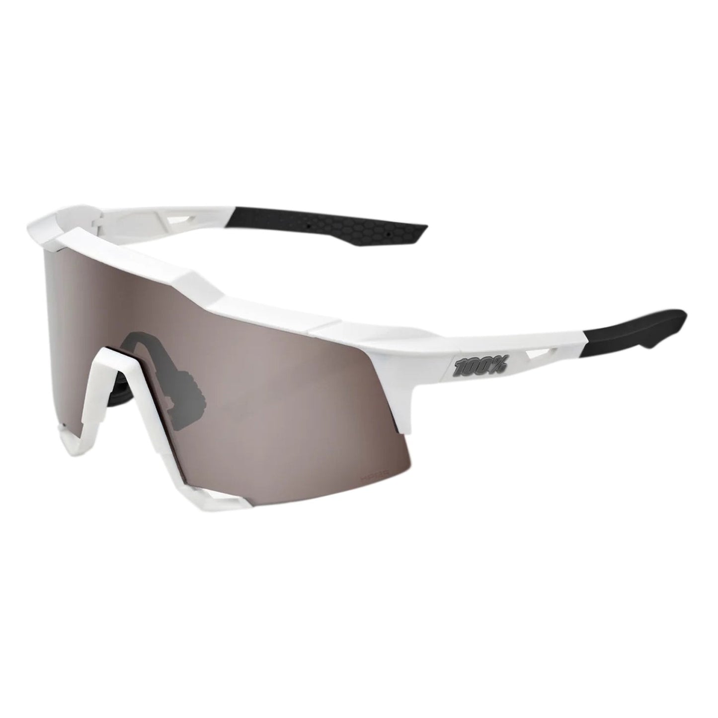 100% SPEEDCRAFT Matte White Sunglasses