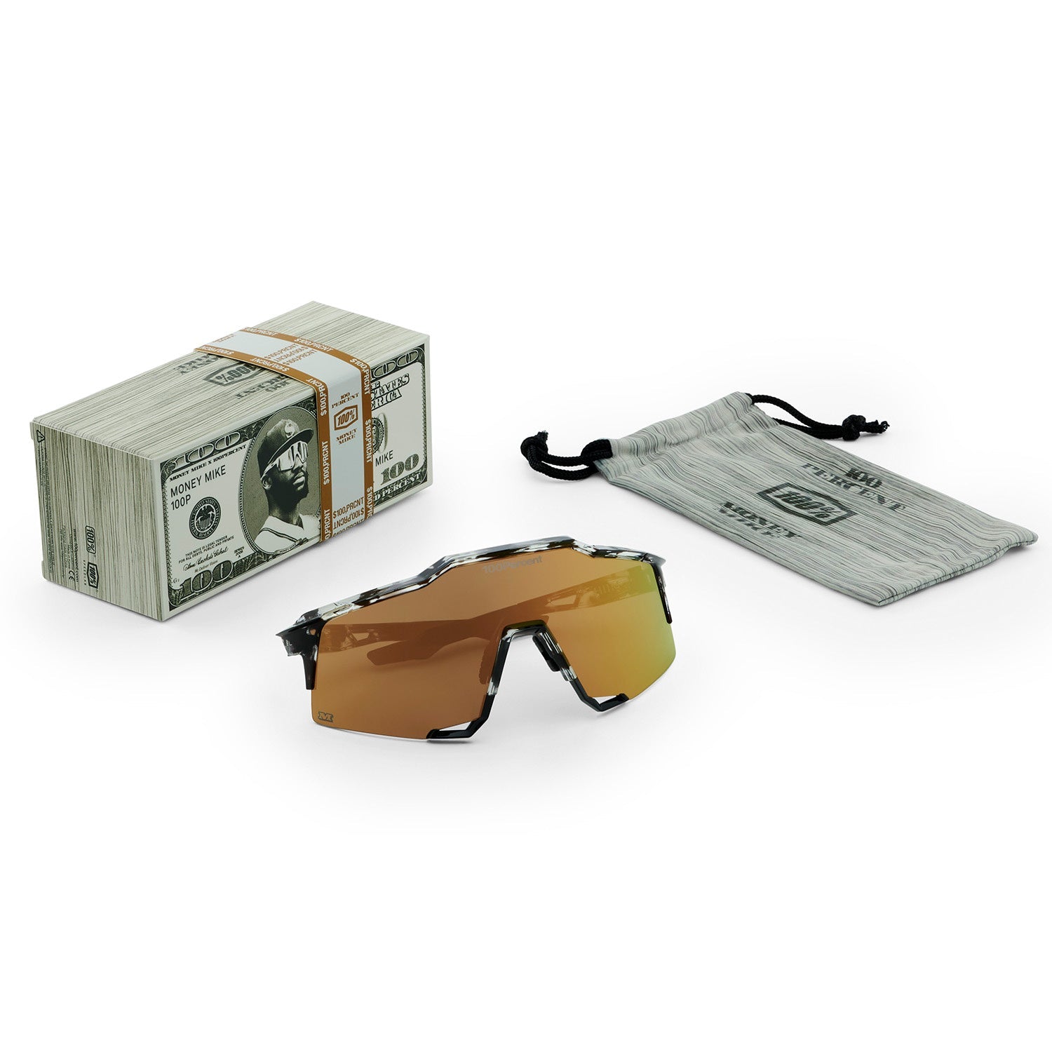 Youth SPEEDCRAFT Money Mike 3 Polished Black Tortoise Sunglasses