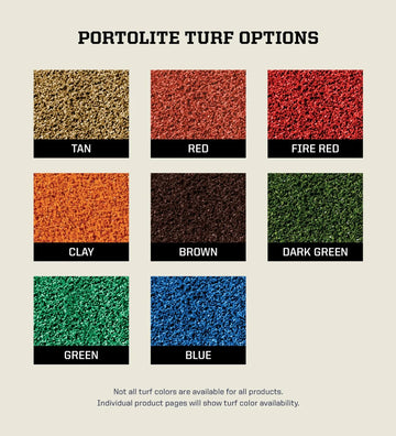 Portolite Baseball Ultimate Spiked Softball Practice Mat No Lines