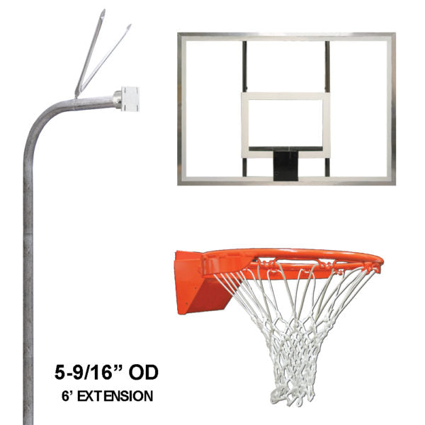 Douglas® Gooseneck 5-9/16" RPGR Basketball System