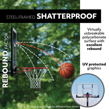 **PREORDER** Lifetime Adjustable Portable Basketball Hoop (54-Inch Clearview Polycarbonate)