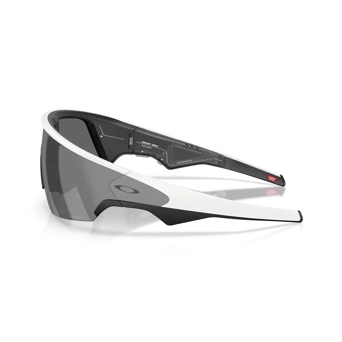 Oakley Meta Vanguard: Prizm Black Lenses, White Frame