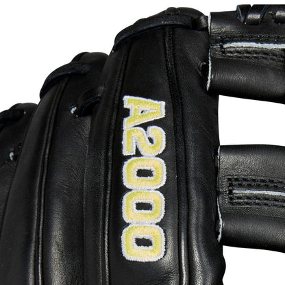 2024 Wilson Glove Day Series Black A2000 DW5 12” Infield/Outfield Baseball Glove: WBW10207712