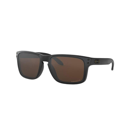 OAKLEY HOLBROOK Sunglasses Matte Black: Prizm Tungsten Polarized