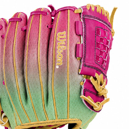 2027 Wilson A1000 P12 12" LE Fastpitch Softball Glove: Sunset