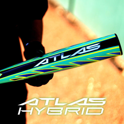 2026 Louisville Slugger Atlas Hybrid Green (-3) BBCOR Baseball Bat: WBL4231010