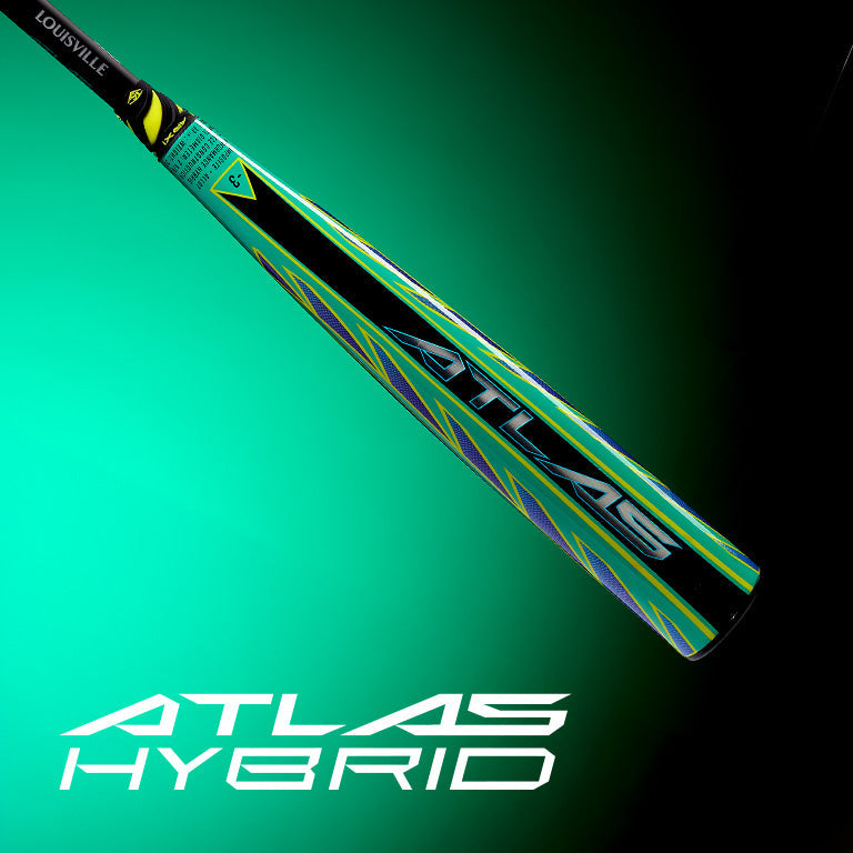 2026 Louisville Slugger Atlas Hybrid Green (-3) BBCOR Baseball Bat: WBL4231010
