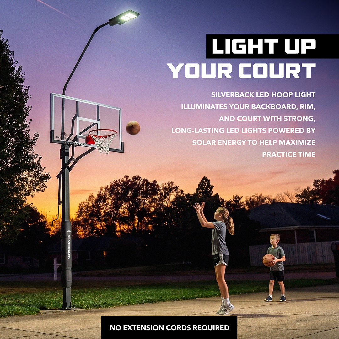 Solar LED Basketball Hoop Light