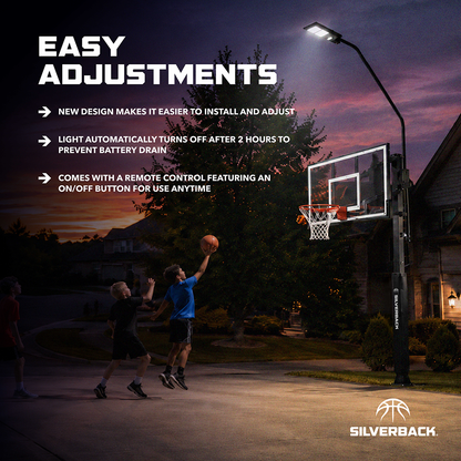 Solar LED Basketball Hoop Light