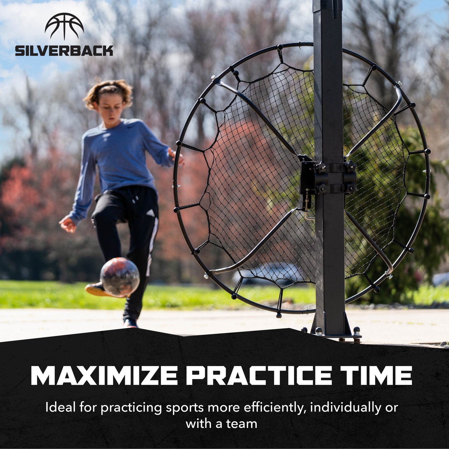 Passback Basketball Rebounding Net