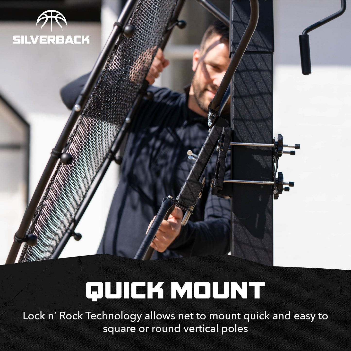 Passback Basketball Rebounding Net