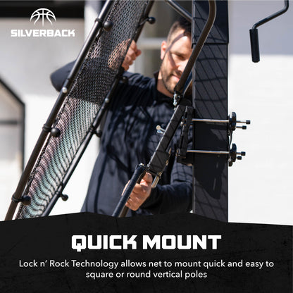 Passback Basketball Rebounding Net