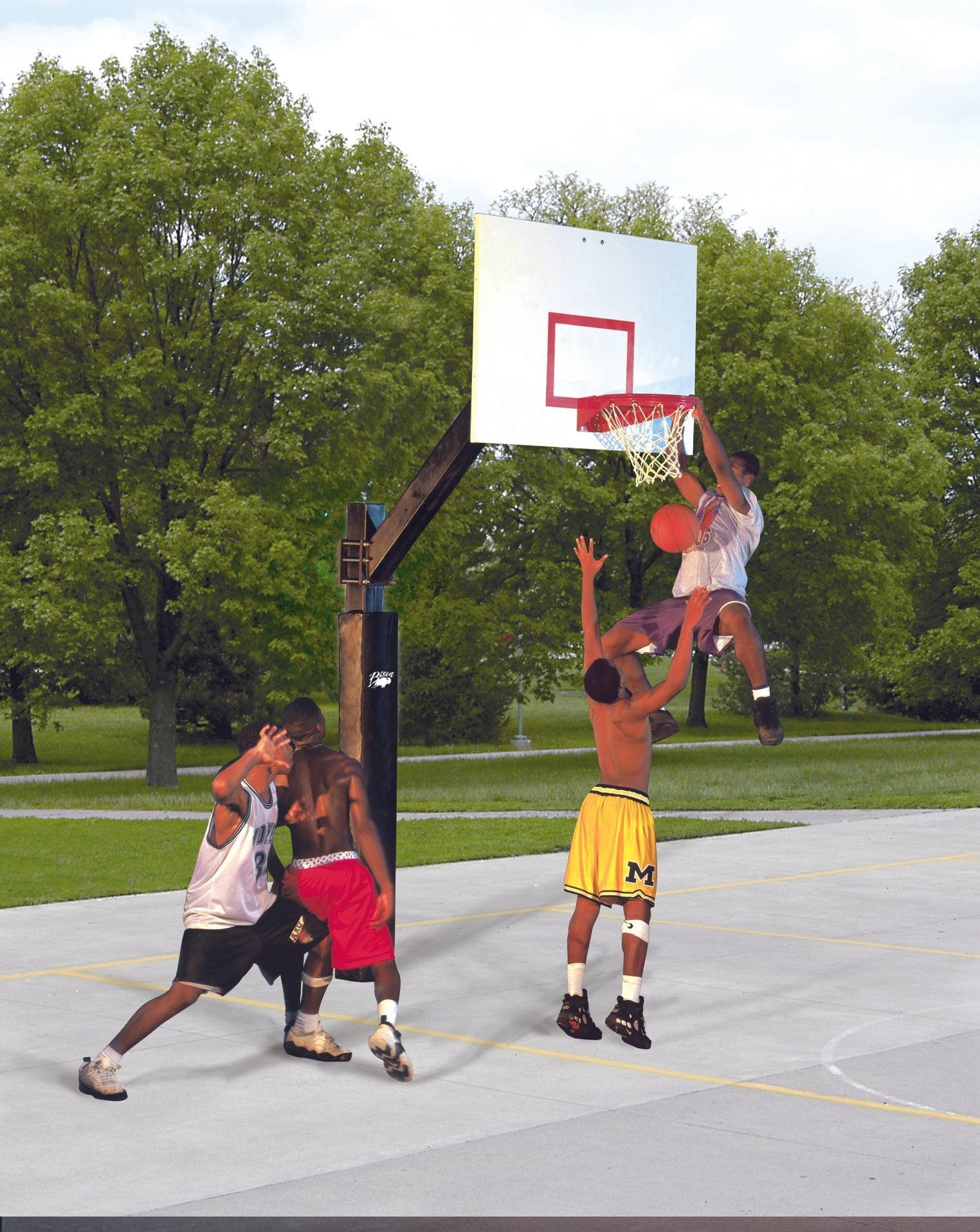 Bison Ultimate Playground Steel Basketball System