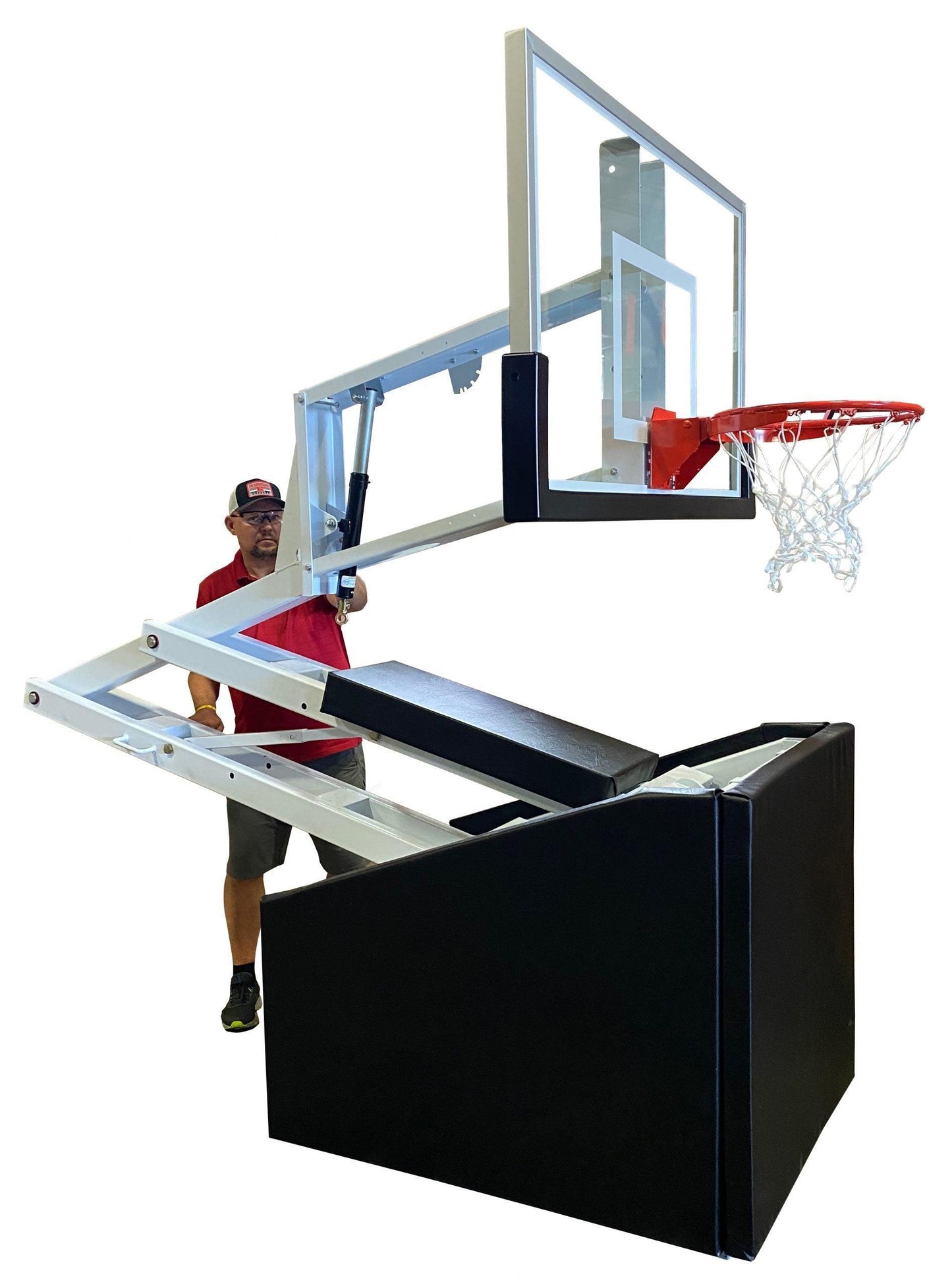 Bison T-Rex Sport Portable Basketball System 60" Glass