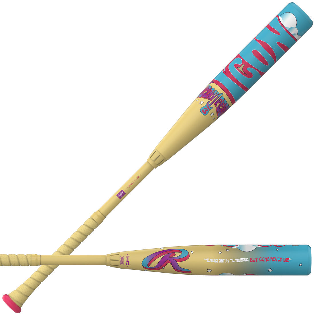 Rawlings Limited Edition Icon Fest BBCOR Baseball Bat: RBB6IFT3