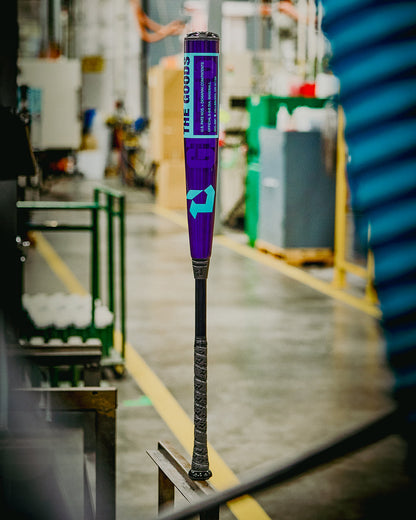 2026 DeMarini The Goods Royal Purple (-3) BBCOR Baseball Bat: WBD2634010