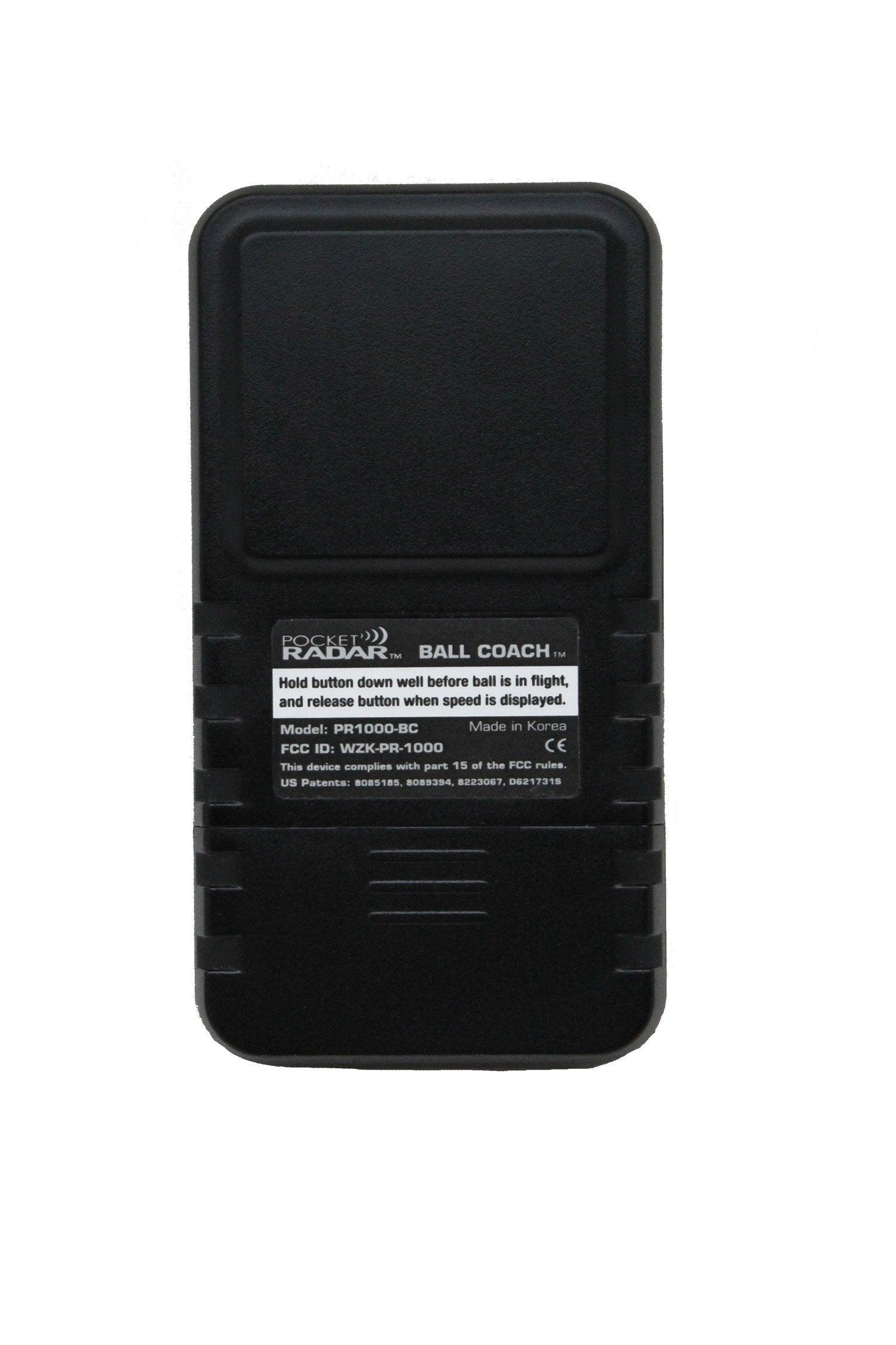 Pocket Radar Ball Coach / Pro-Level Speed Training Tool & Radar Gun: PR1000-BC