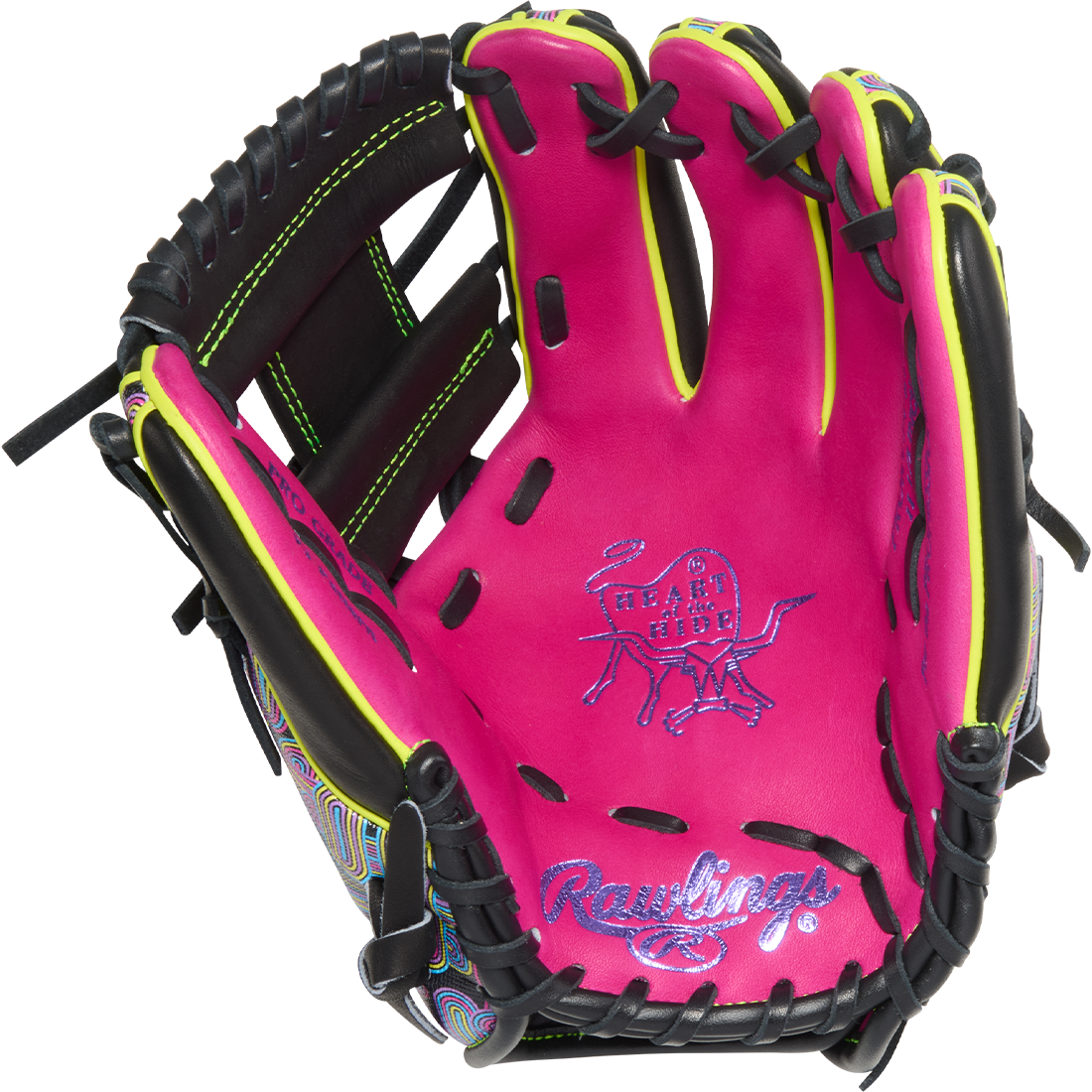 Rawlings Heart of the Hide Color Sync 10 11.5" Infield Baseball Glove: PROR934-2BEB
