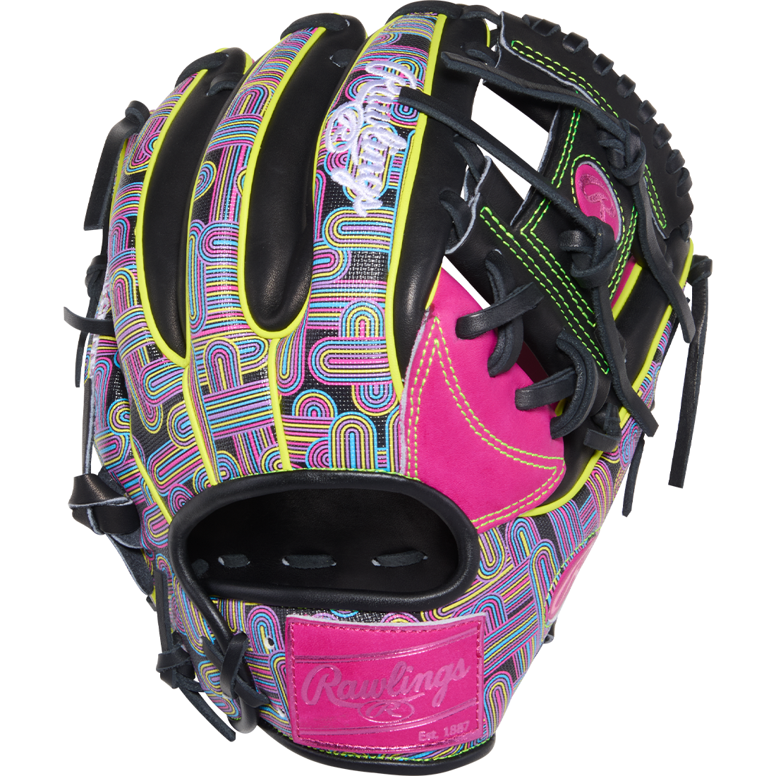 Rawlings Heart of the Hide Color Sync 10 11.5" Infield Baseball Glove: PROR934-2BEB