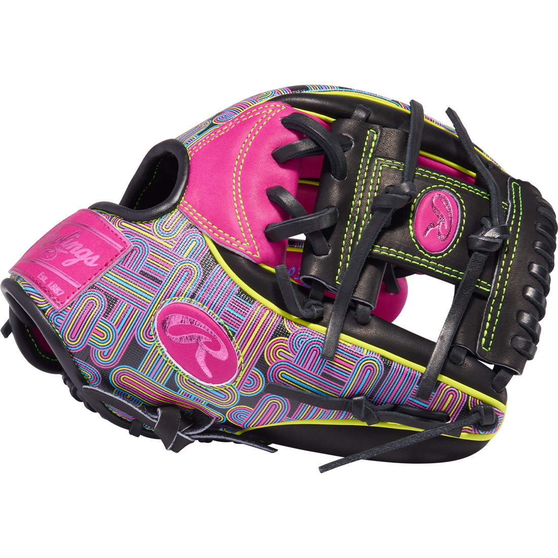 Rawlings Heart of the Hide Color Sync 10 11.5" Infield Baseball Glove: PROR934-2BEB