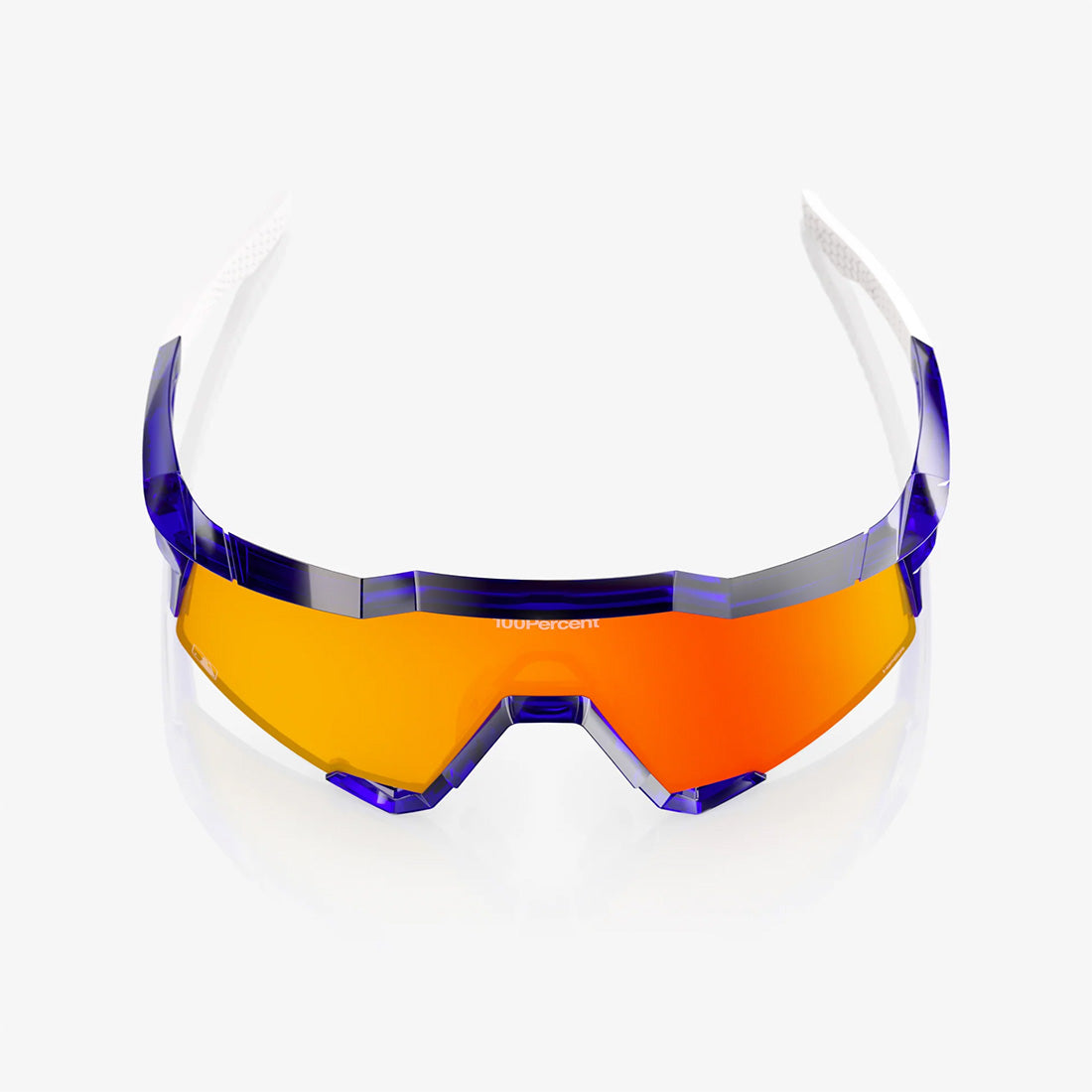 100% SPEEDCRAFT MLB Authentic Polished Translucent Blue - HiPER Red Mirror Lens