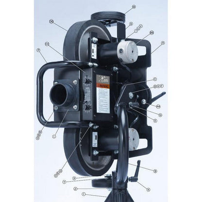 Bulldog 2 Wheel Elite Pitching Machine For Baseball Or Softball