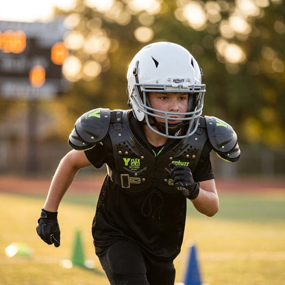 Schutt Youth Football Helmet & Shoulder Pad Bundle